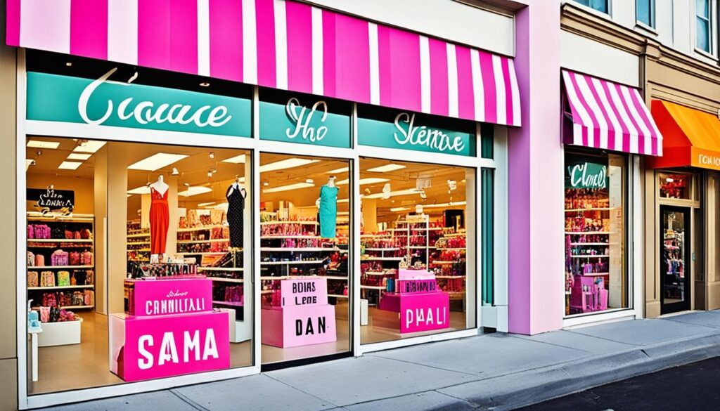 Nomes de lojas femininas
