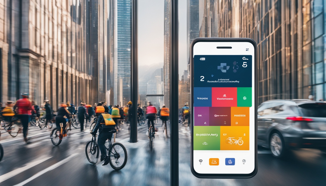 aplicativos com entregas de bicicletas