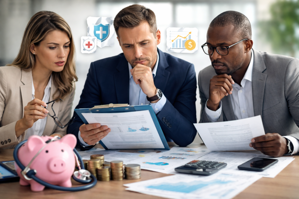 orçamento de plano de saúde