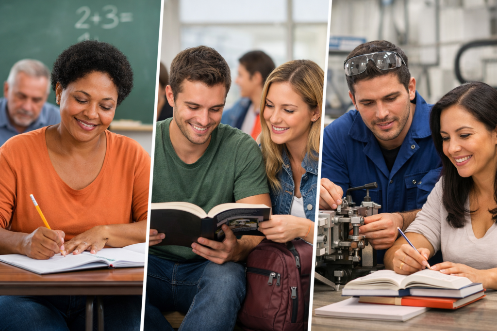 etapas de ensino disponíveis na modalidade EJA