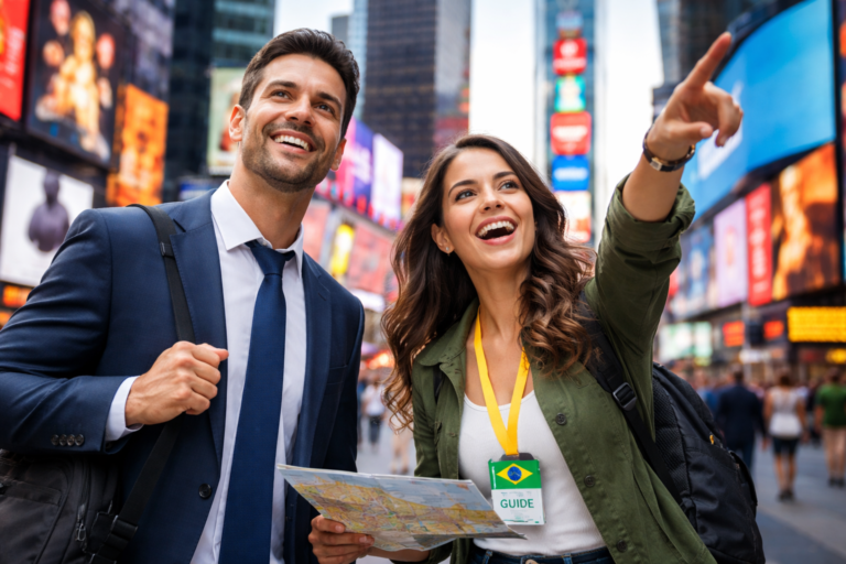guia brasileiro em Nova York