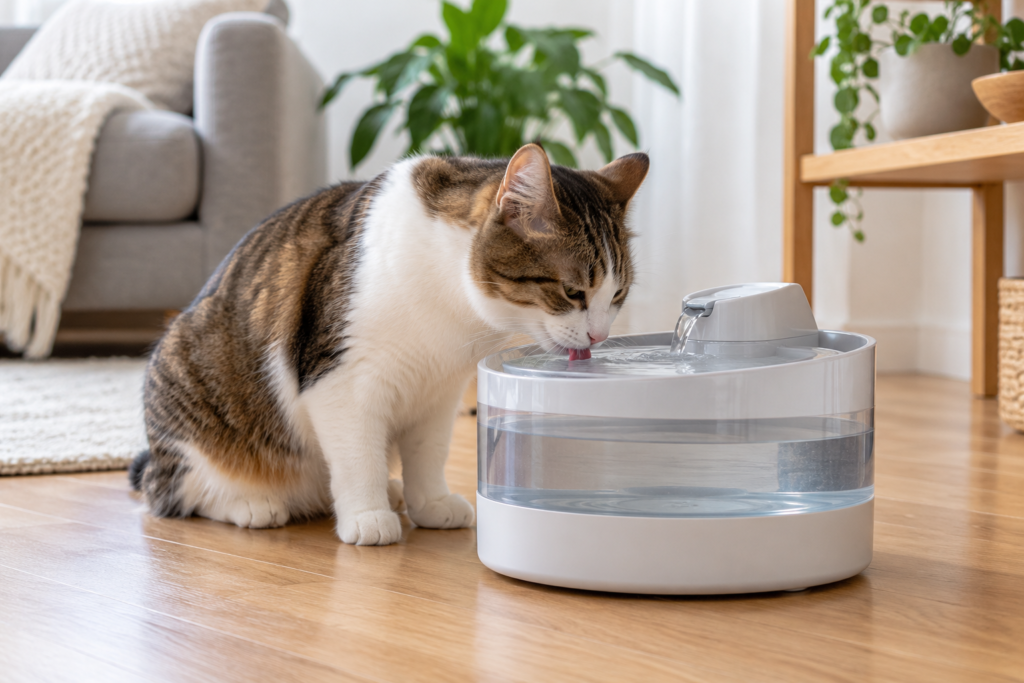 Qual a Melhor Fonte de Água para Gatos