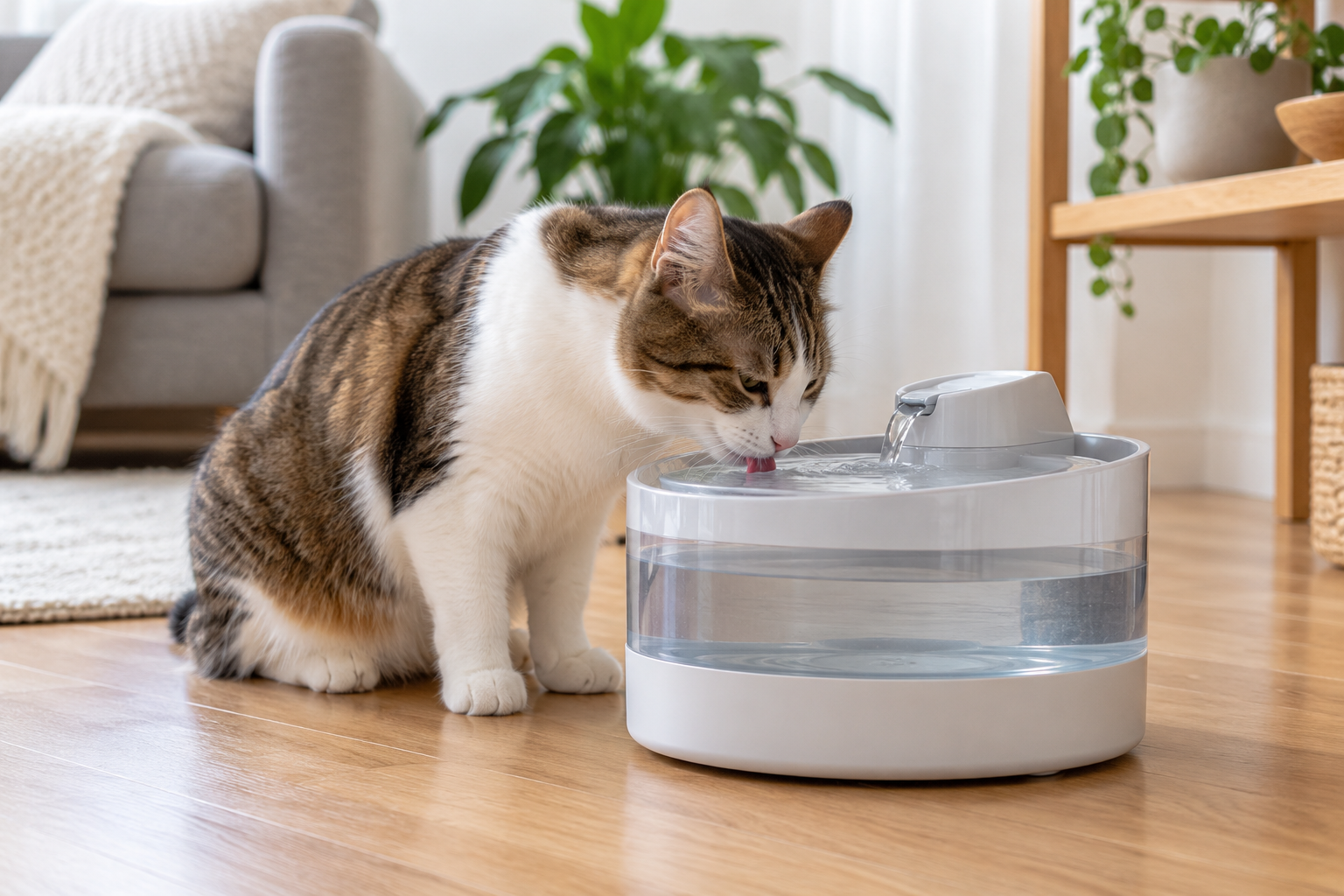 Qual a Melhor Fonte de Água para Gatos