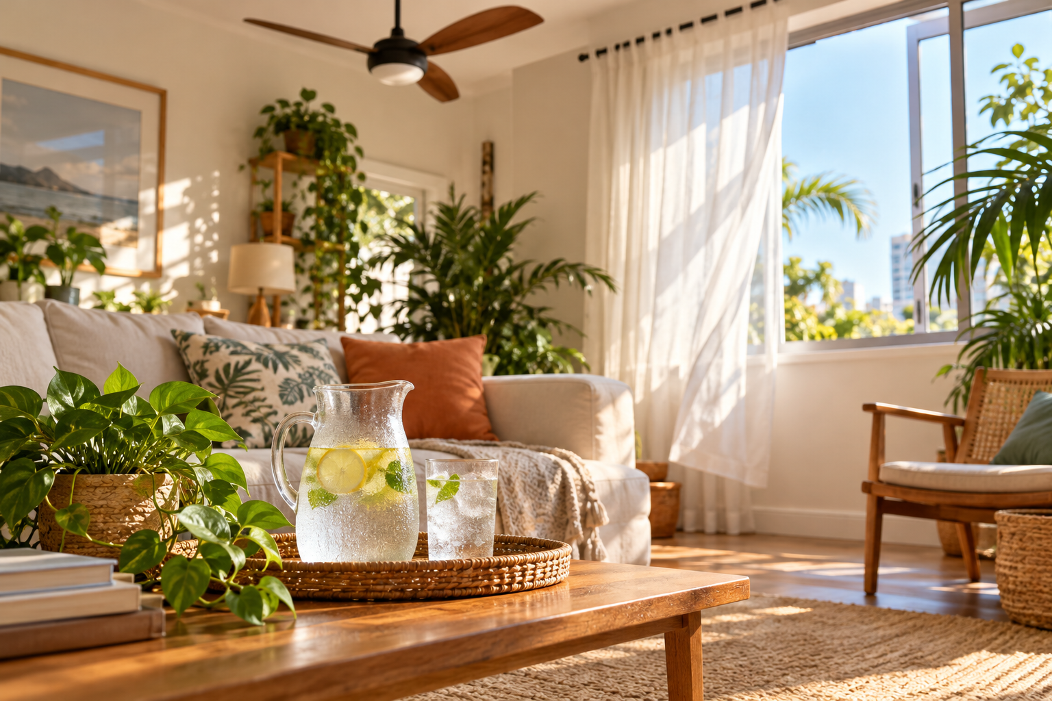 Casa quente no verão